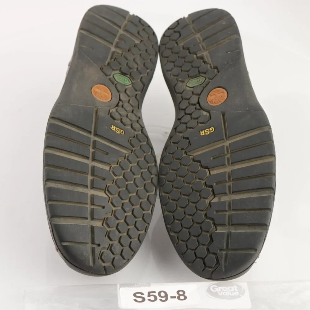 Timberland Mens‎ Mt Kisco Loafer Size 9.5 Brown Leather Driving Slip On Lug Shoe
